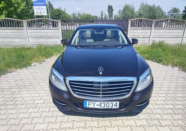 Mercedes-Benz Klasa S cena 149900 przebieg: 323904, rok produkcji 2015 z Konin małe 301